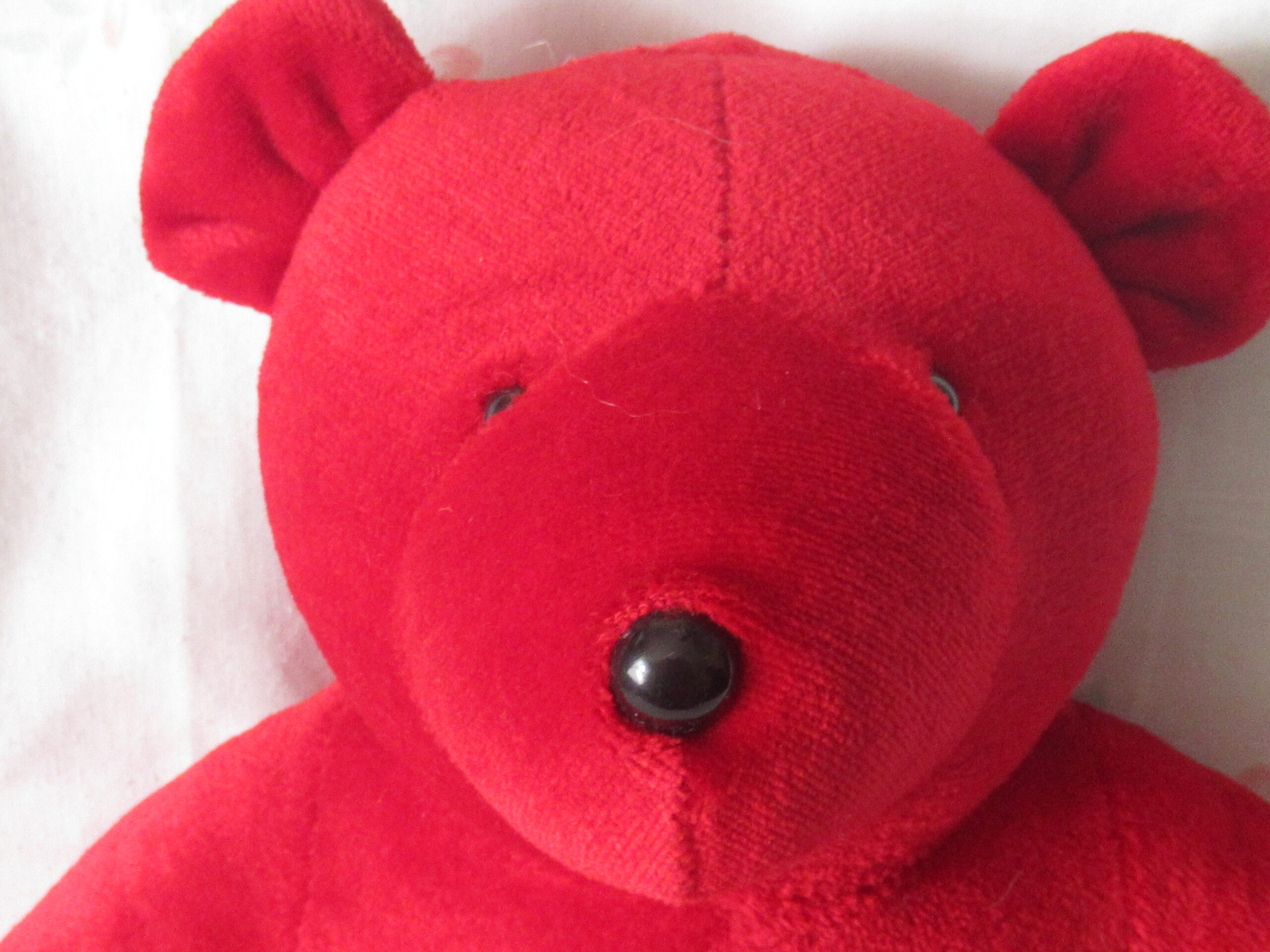 Lot of 2 Teddy Bears - Red Teddy Bear and Rouge - Image 2