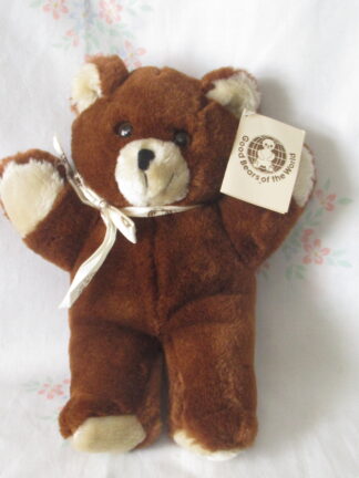 1984 Good Bears of the World Teddy Bear with Ribbon