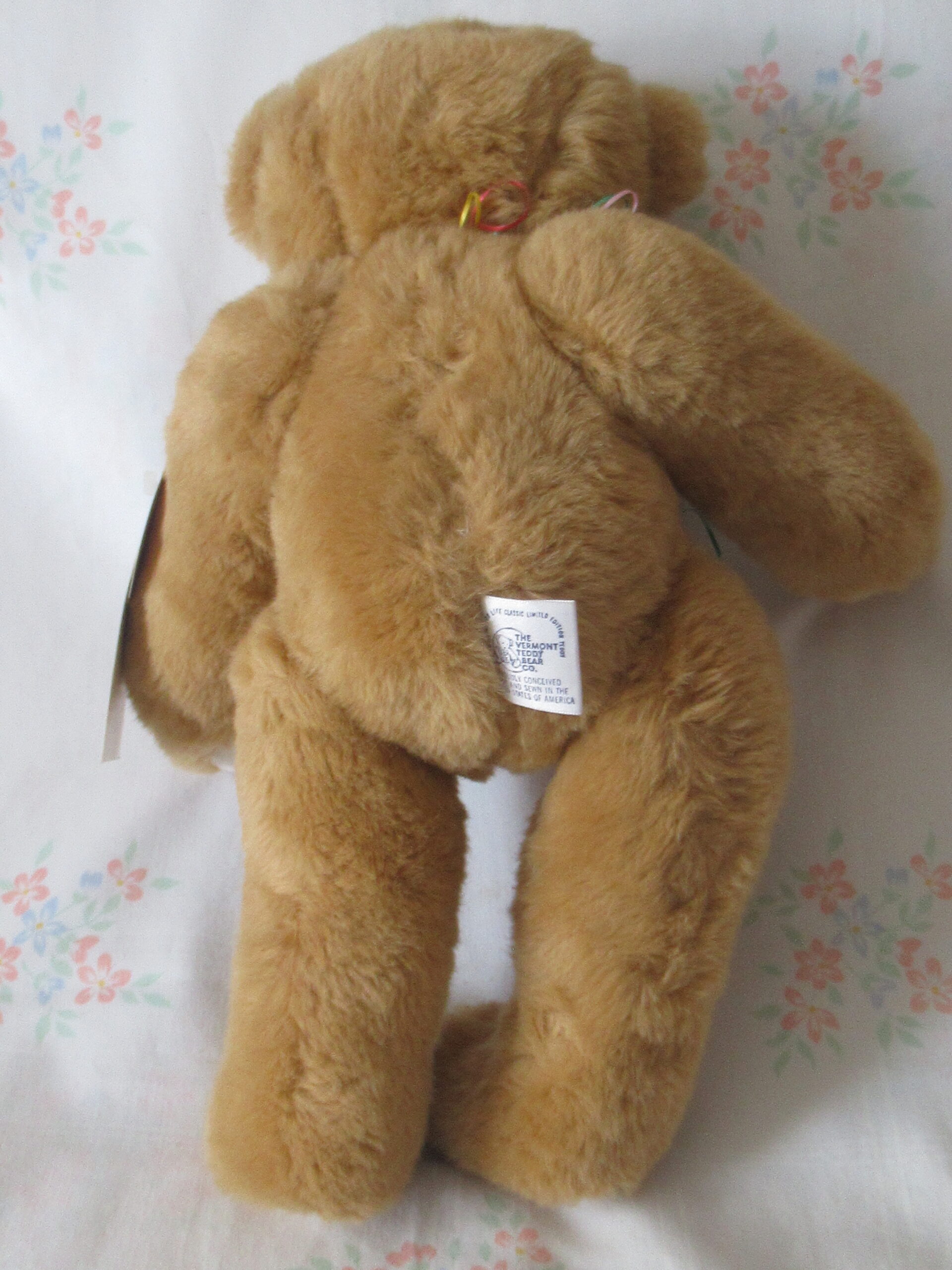 Vermont Teddy Bear - Happy Birthday 1991- Limited Edition - Image 4