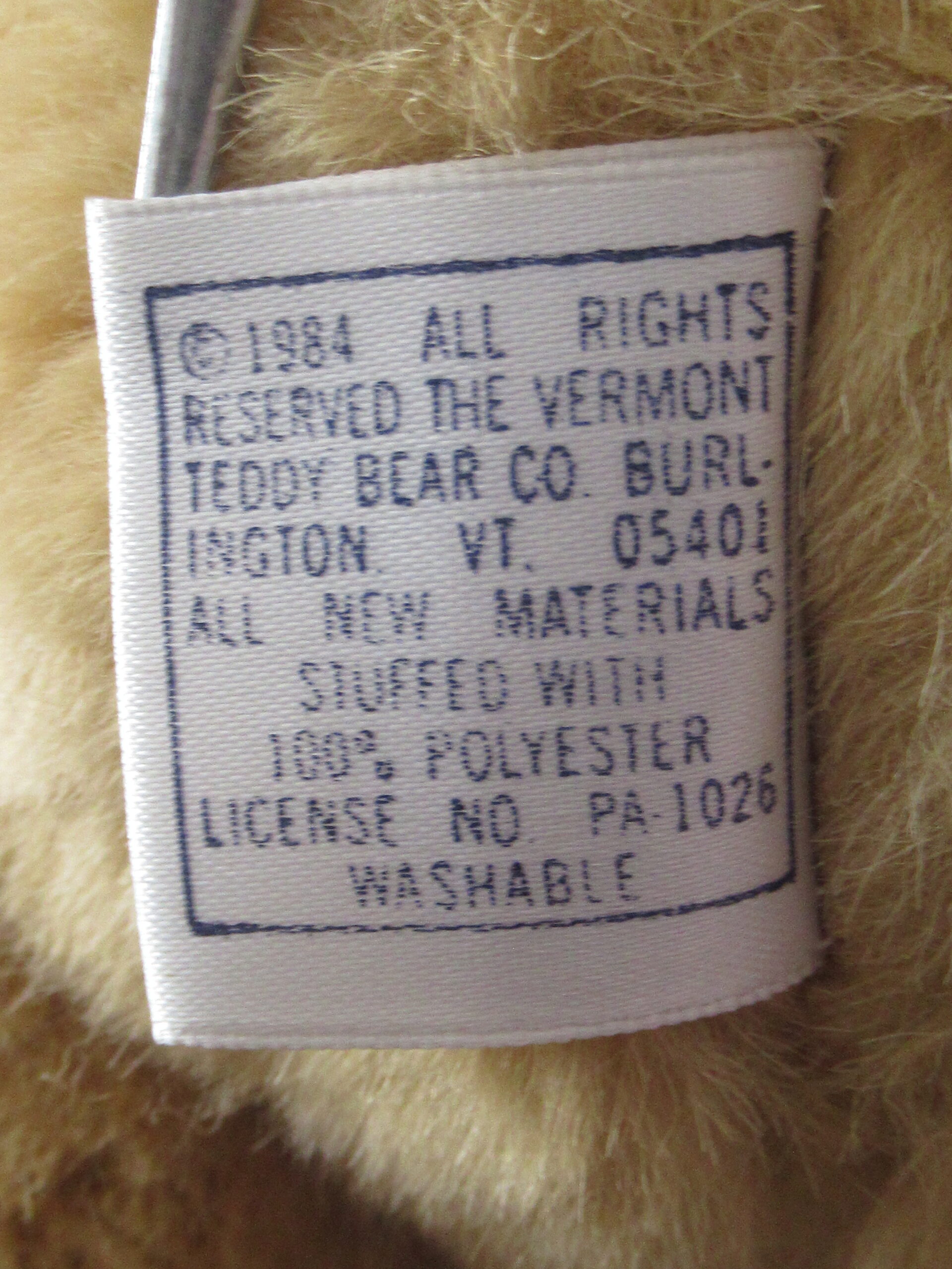 Vermont Teddy Bear - Happy Birthday 1991- Limited Edition - Image 14