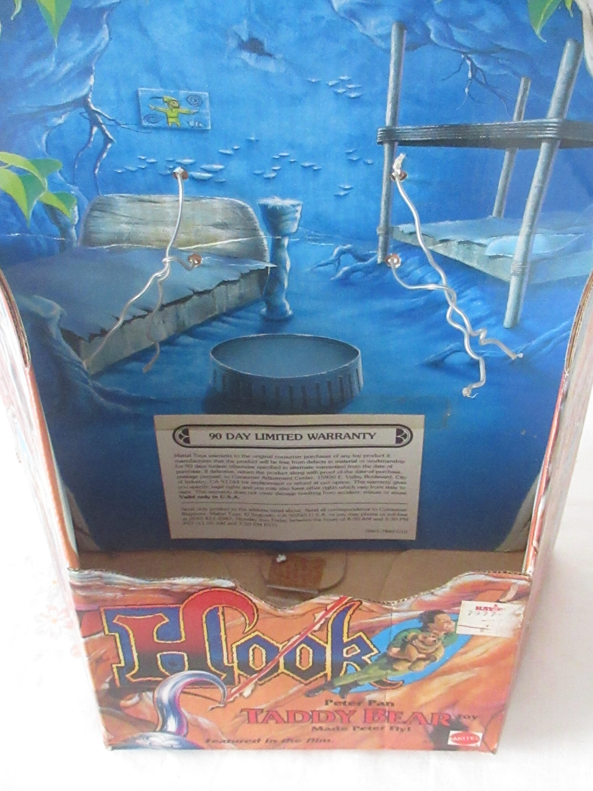 Mattel Hook Peter Pan Taddy Bear Toy 1991 Tri-Star Pictures - Image 10