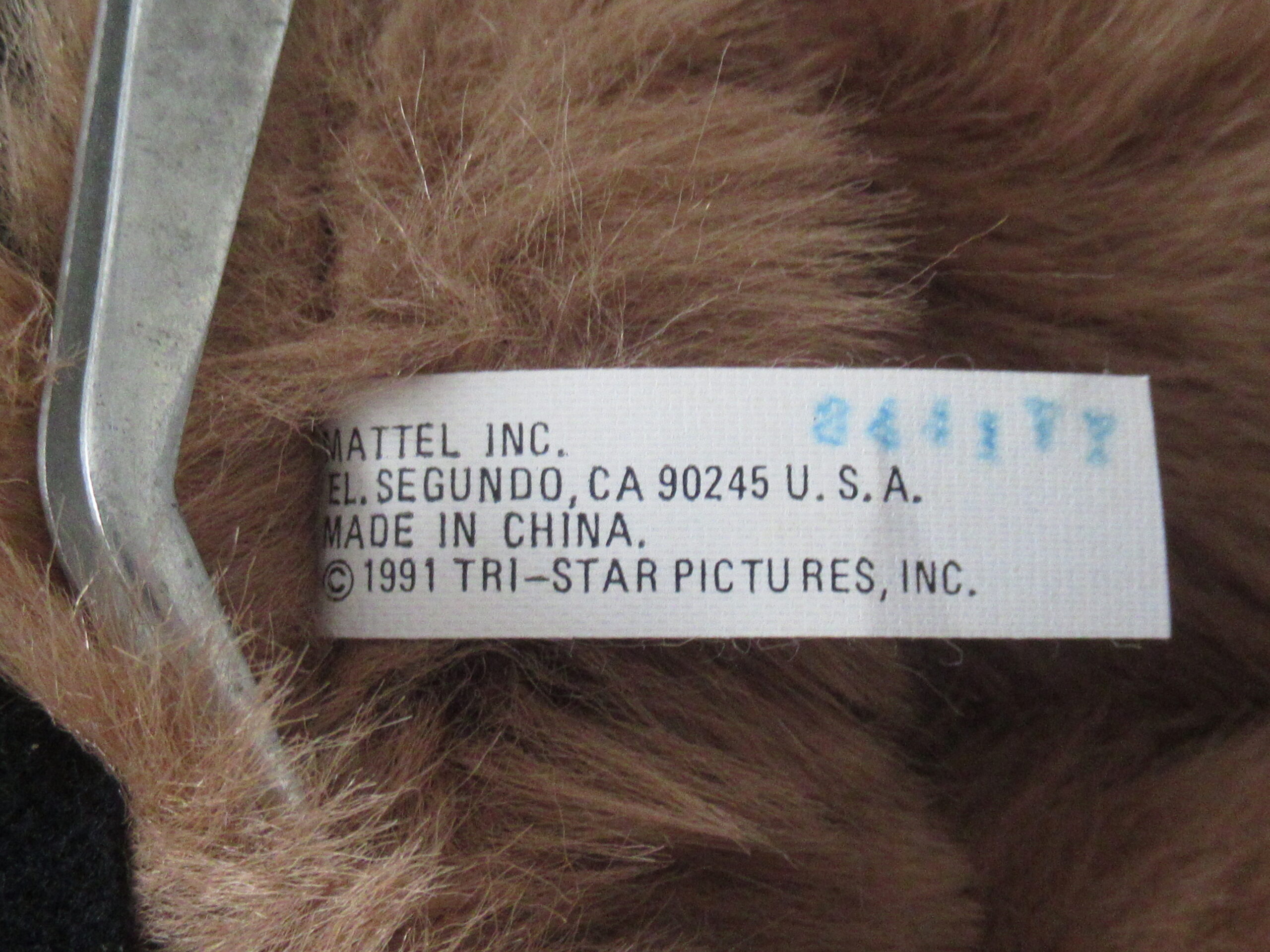 Mattel Hook Peter Pan Taddy Bear Toy 1991 Tri-Star Pictures - Image 8