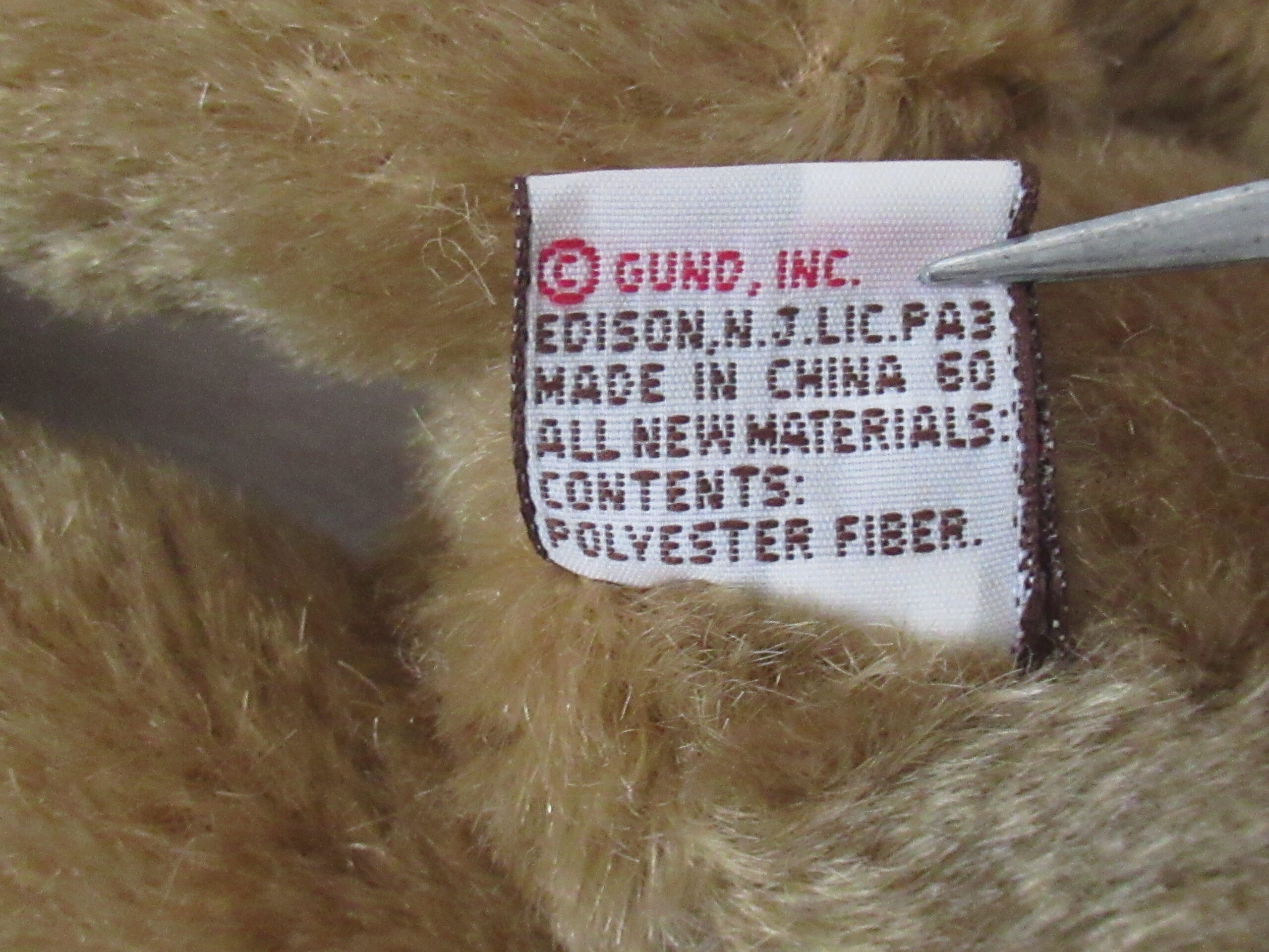 Gund Collectors Club 1999 - 8 Inch Mohair Teddy Bear - Image 13