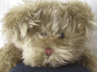 Crazy Mountain Sitting Teddy Bear with Flag Pillow