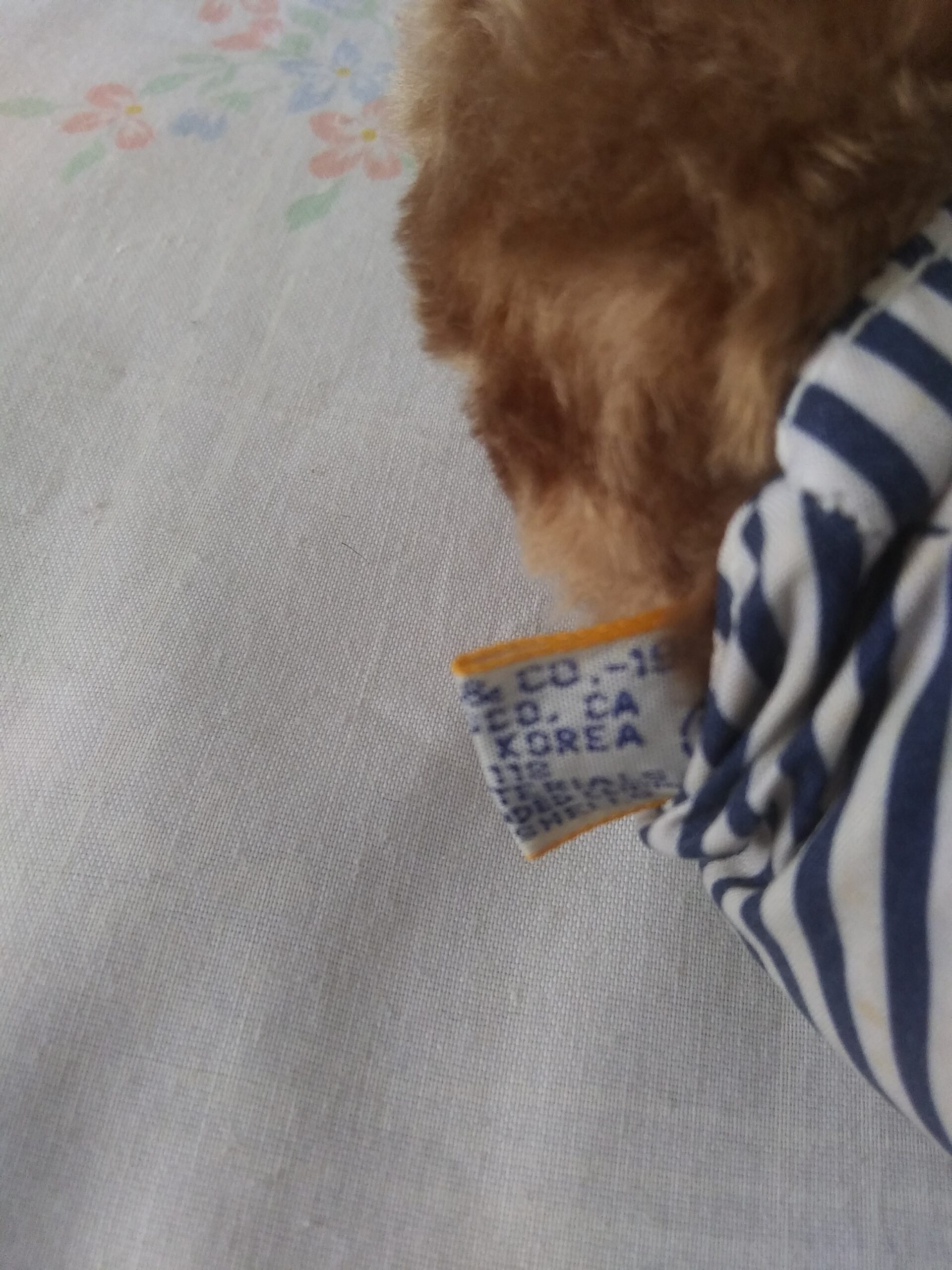 Dakin Bean Bags - Stras Bear With Cap and Overalls - Image 10