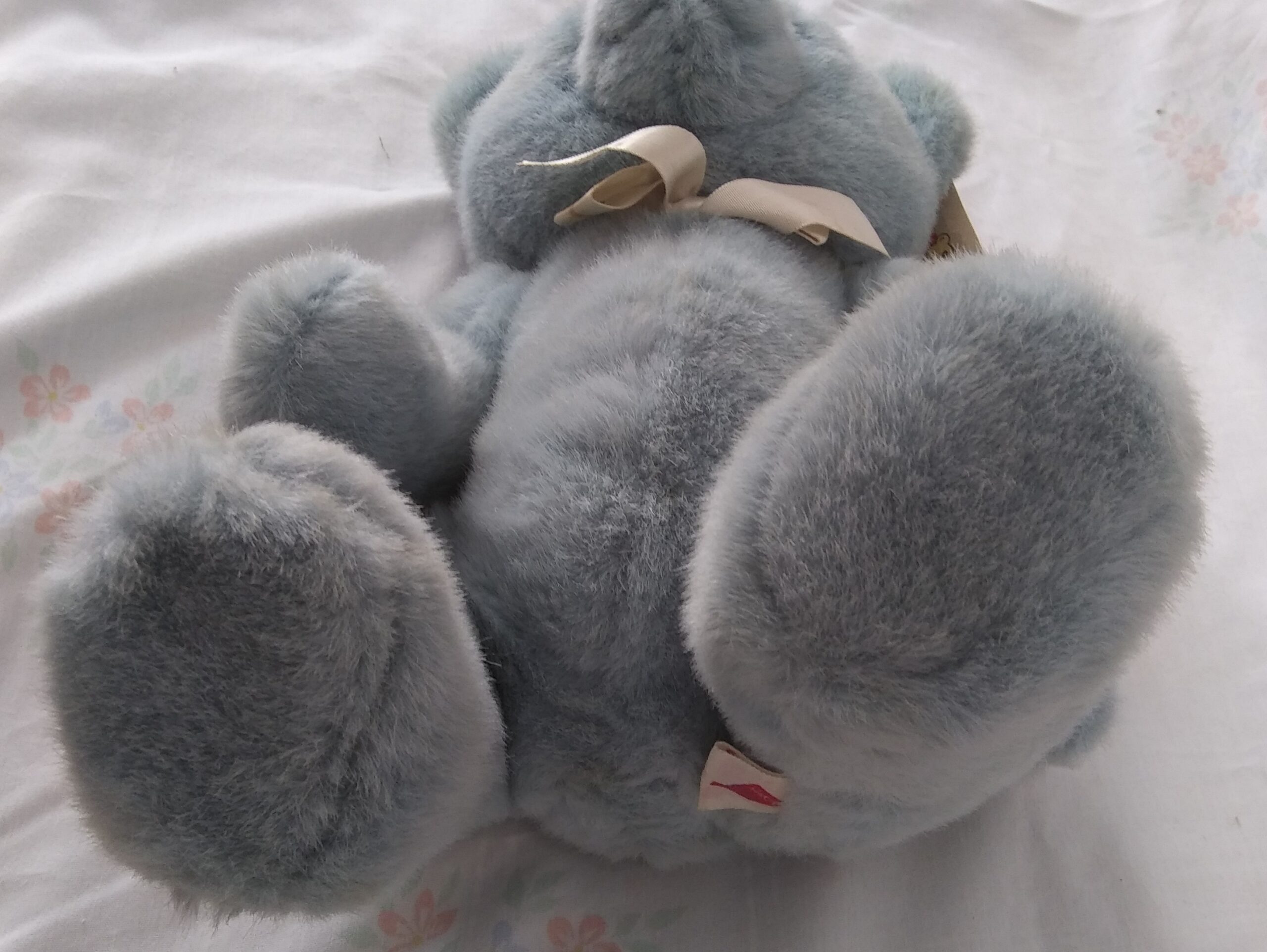 Dakin 1989 - Dusty Teal Bear- Item #31-8630 - Image 7