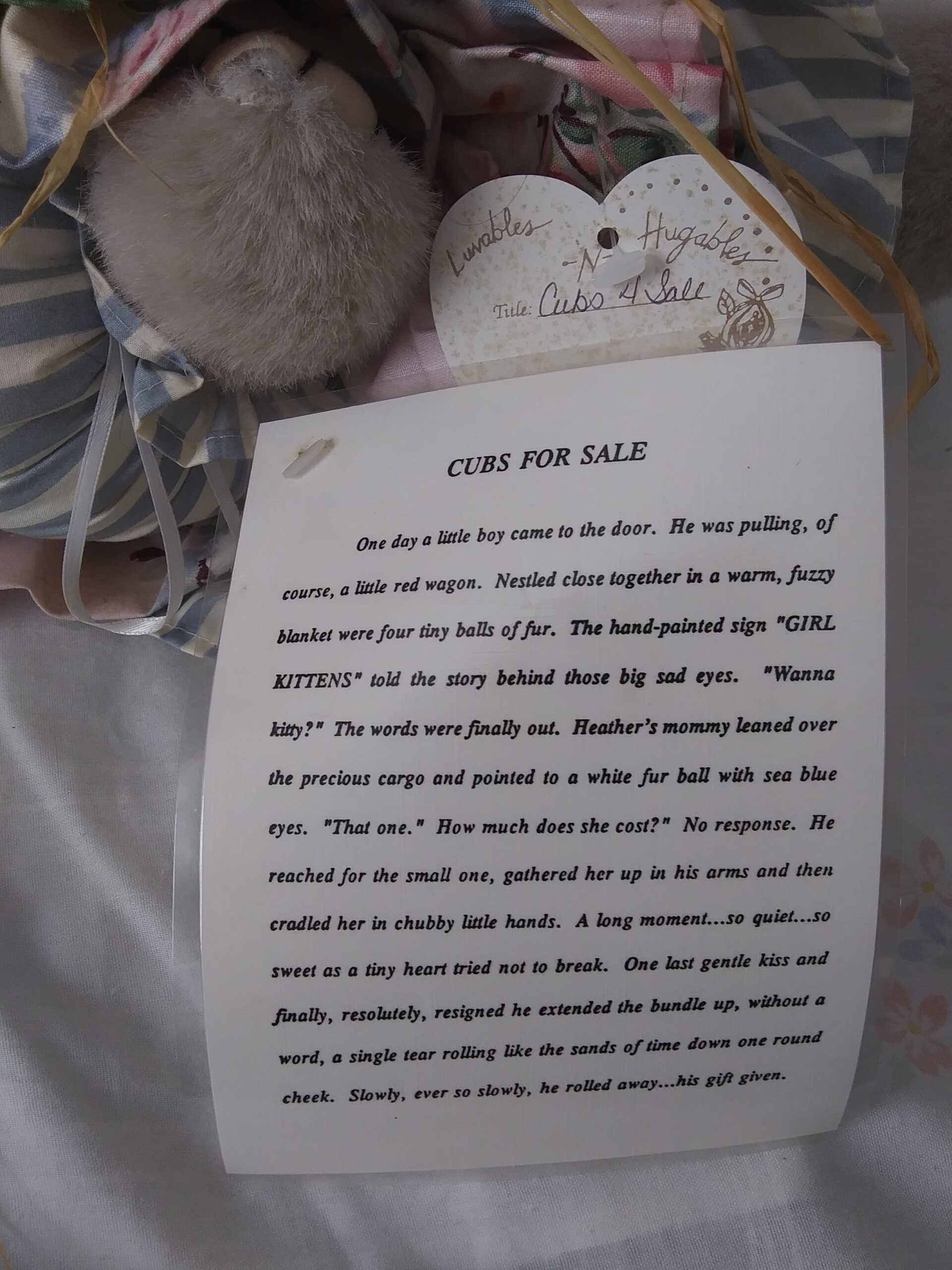 Luvables N Hugables Cubs 4 Sale Item#2301C - Shirley Hock - Image 9