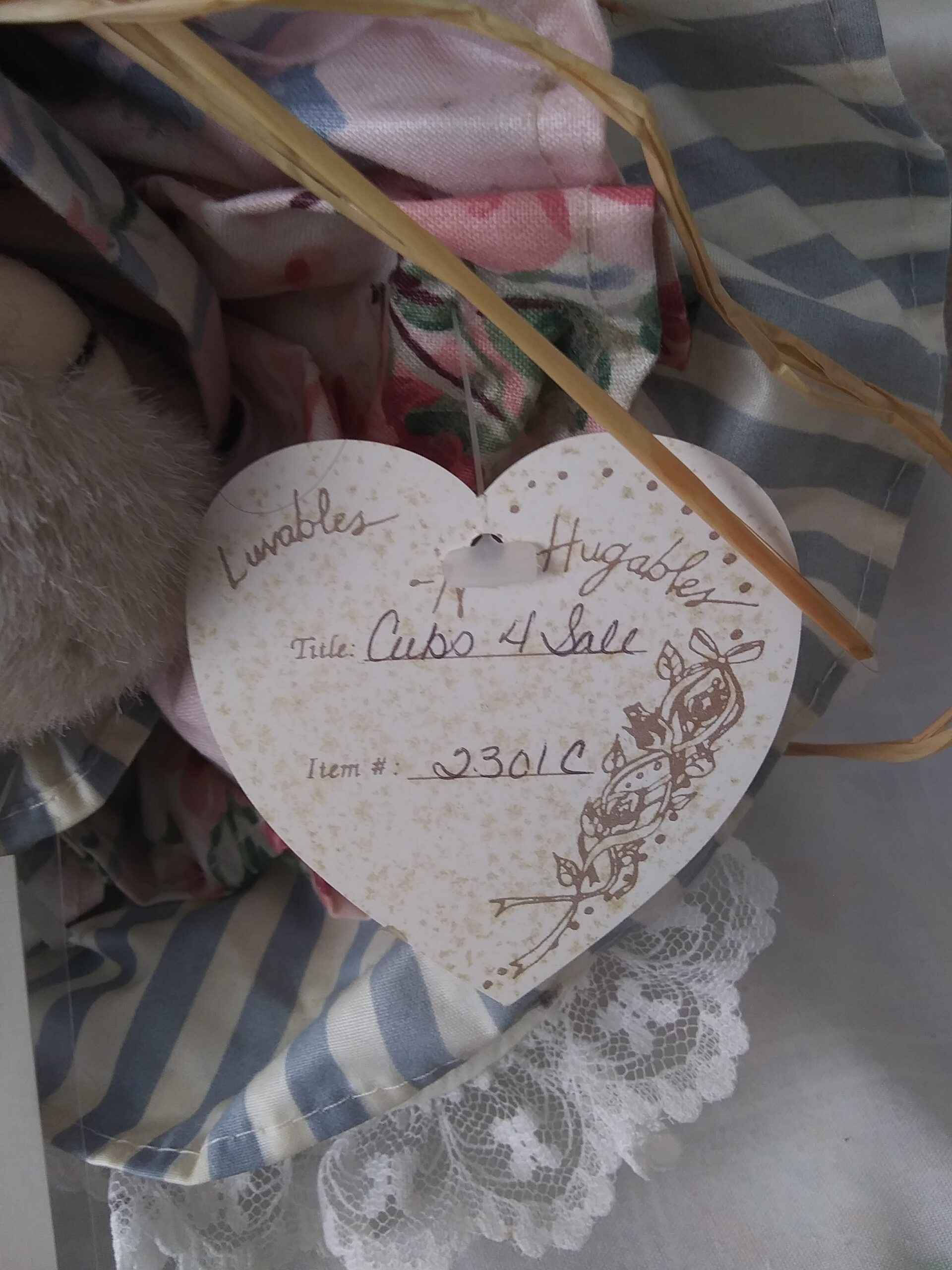 Luvables N Hugables Cubs 4 Sale Item#2301C - Shirley Hock - Image 10