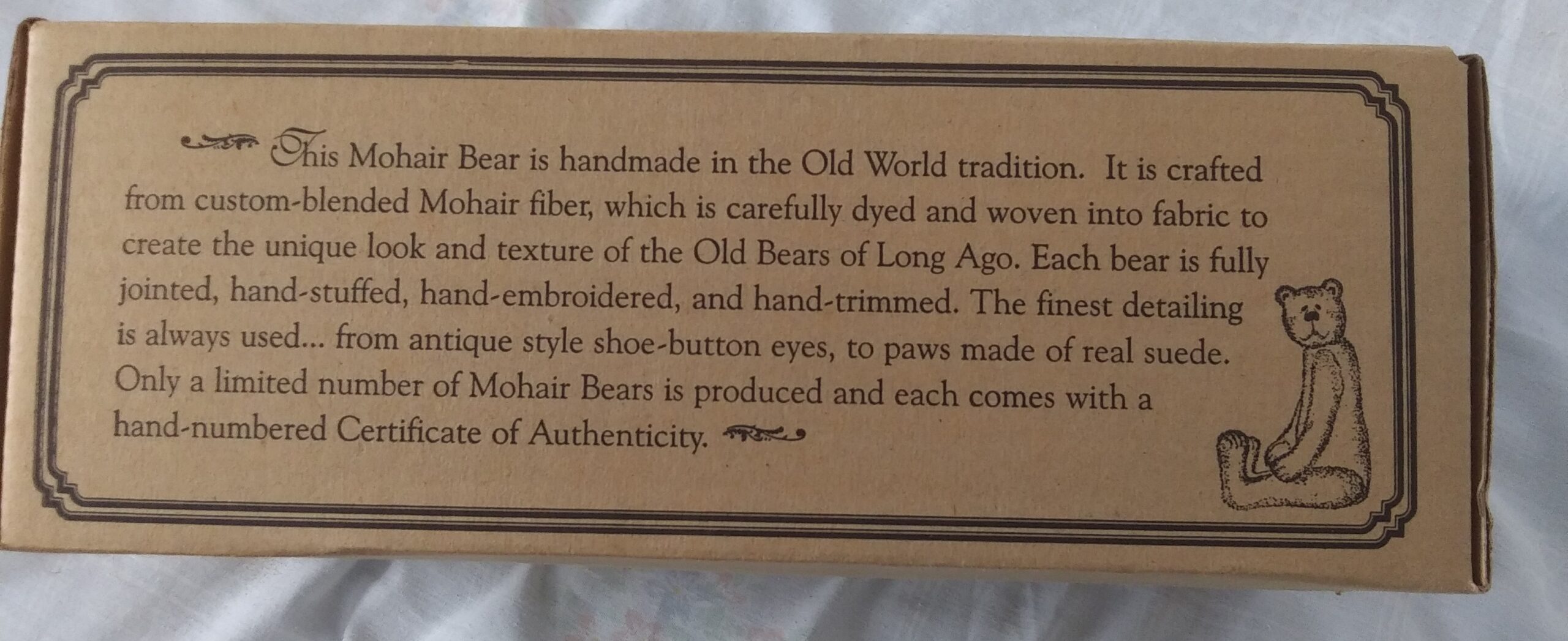 Boyds Mohair Bear Collection - Fitzgerald Q Bearington - Image 14
